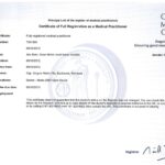 medical council certificate