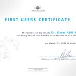 First users certificate