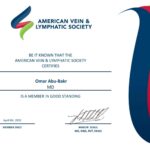 American Vein & Lymphatic Society Certification